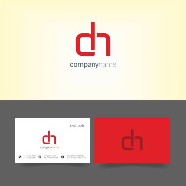 şirket logosu ile kartvizit şablonları