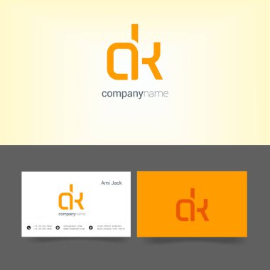 şirket logosu ile kartvizit şablonları