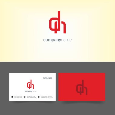 şirket logosu ile kartvizit şablonları