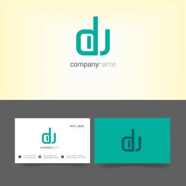 şirket logosu ile kartvizit şablonları