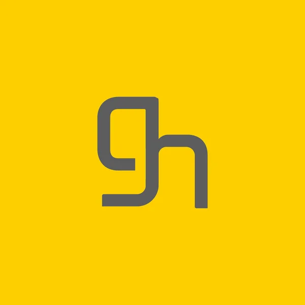 Fusione di lettere logo — Vettoriale Stock