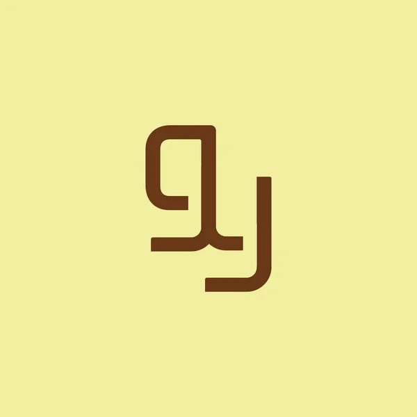 Слияние букв логотипа — стоковый вектор