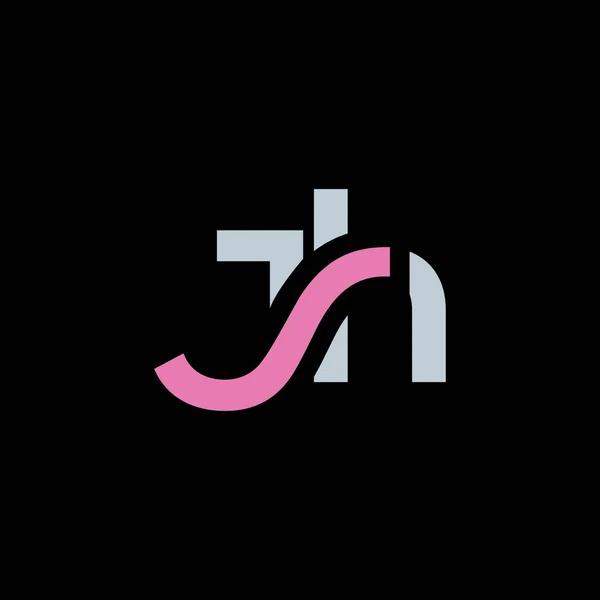 Logo lettera J & H — Vettoriale Stock