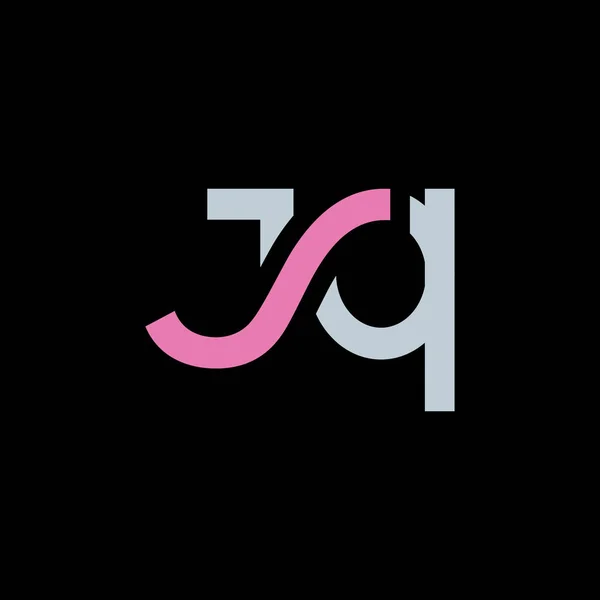 J & Q 字母徽标 — 图库矢量图片