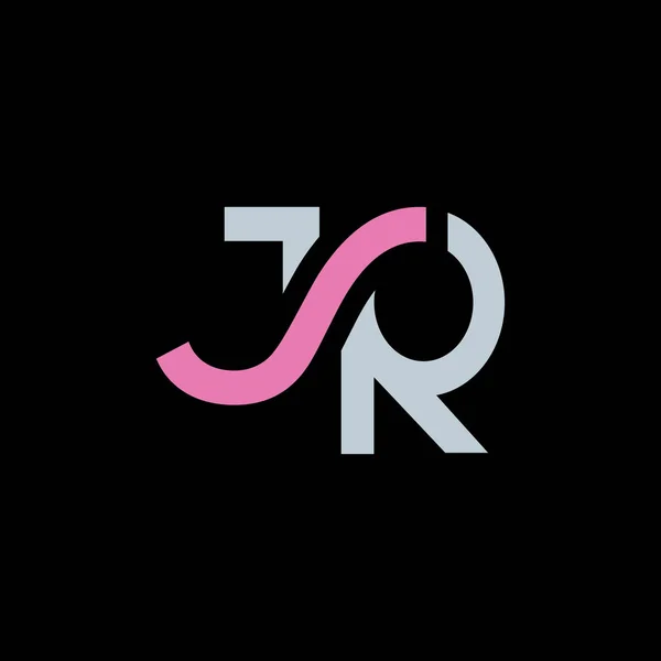 J & λογότυπο γράμμα R — Διανυσματικό Αρχείο