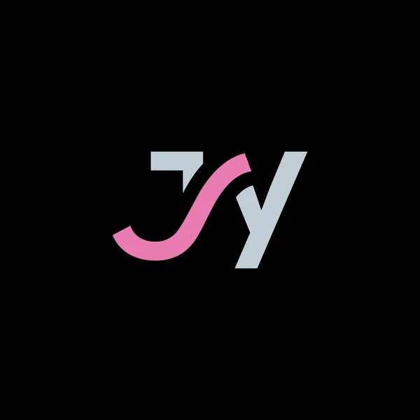 J & Y 字母标志 — 图库矢量图片