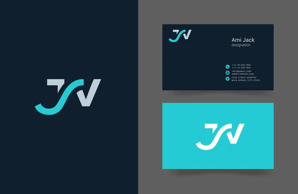 J & Y list Logo — Wektor stockowy