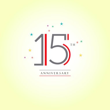 15th yıldönümü logo tasarımı 