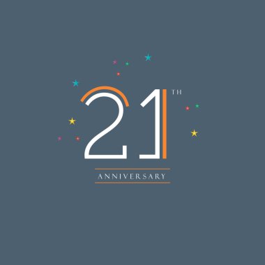 21. yıldönümü logo tasarımı 