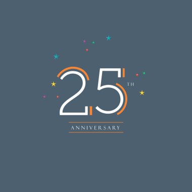 25th anniversary logo tasarımı 