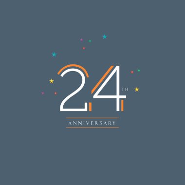 24 yıldönümü logo tasarımı 