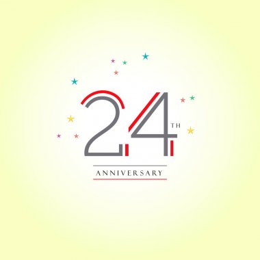 24 yıldönümü logo tasarımı 