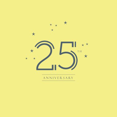 25th anniversary logo tasarımı 