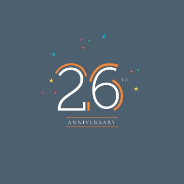 26 yıldönümü logo tasarımı 