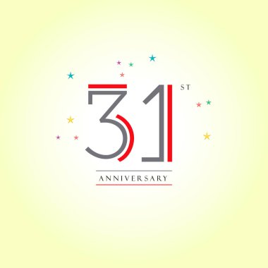 31 yıldönümü logosu  