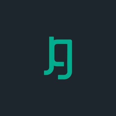 Tasarım bağlı logosunun Jg