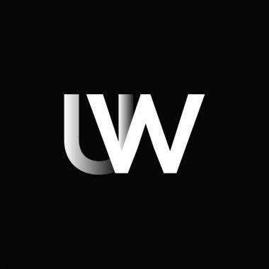 Tasarım bağlı logosunun Uw