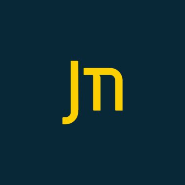 Tasarım bağlı logosunun Jm