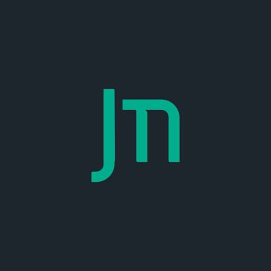 Tasarım bağlı logosunun Jm