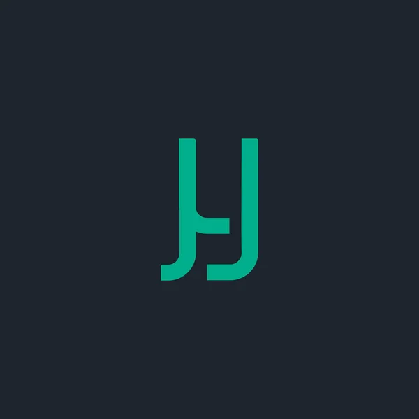 Tasarım bağlı logosunun Jy — Stok Vektör