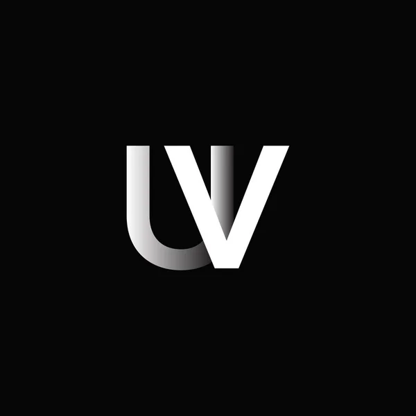 Design do logotipo conectado Uv — Vetor de Stock
