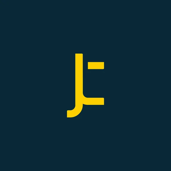 Utformningen av anslutna logotyp Jc — Stock vektor