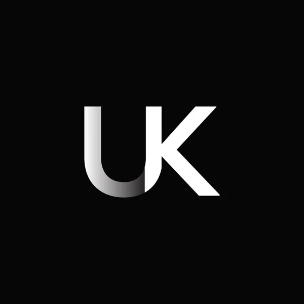 Ontwerp van verbonden logo Uk — Stockvector