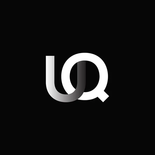 Дизайн підключеного логотипу Ua — стоковий вектор