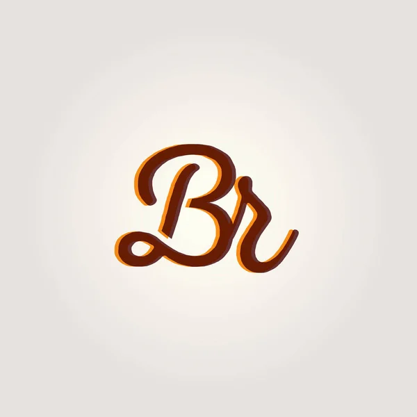 Gezamenlijke brieven Br logo — Stockvector