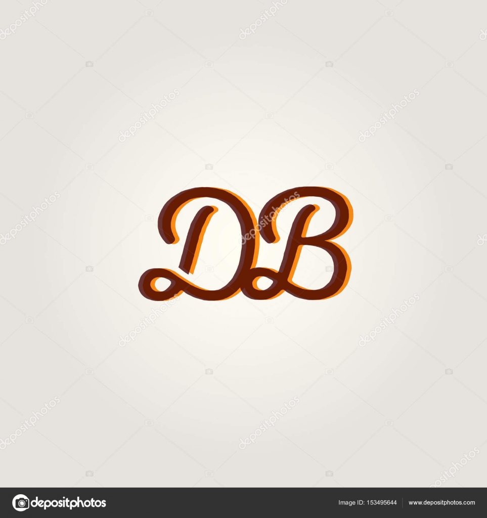 Joint Letters Db Logo Stock Vector C Deepzdzyn 153495644