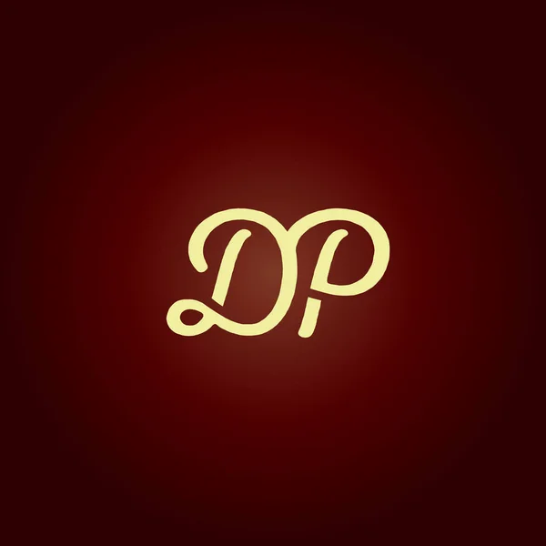 Joint letters BP logo — Stock Vector
