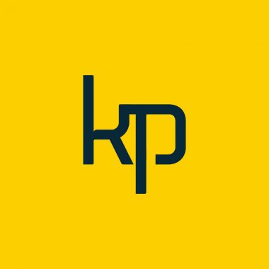bağlı kp harf logo