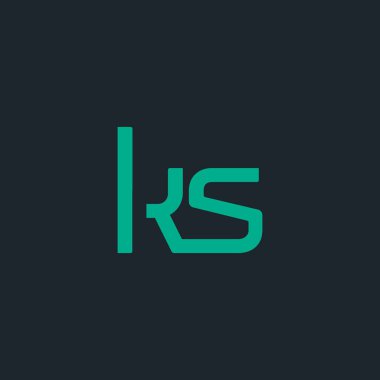 bağlı ks harf logo