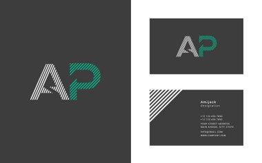 Dar hat mektup A ve P logo.