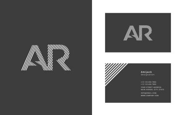 Dar hat mektup A ve R logosu.