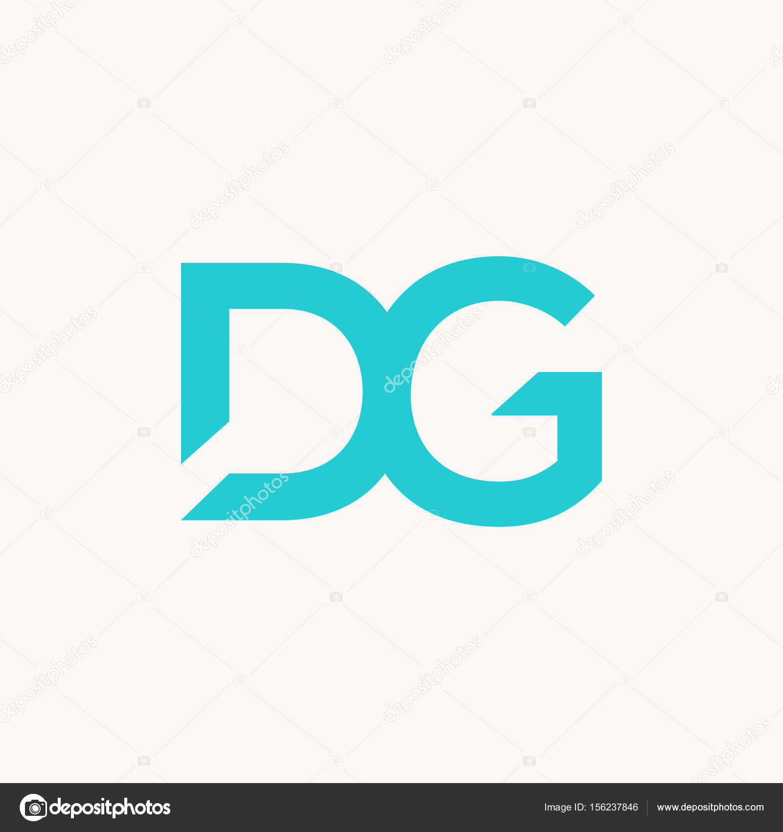 Joint Logo Icon Dg Vector Image By C Deepzdzyn Vector Stock