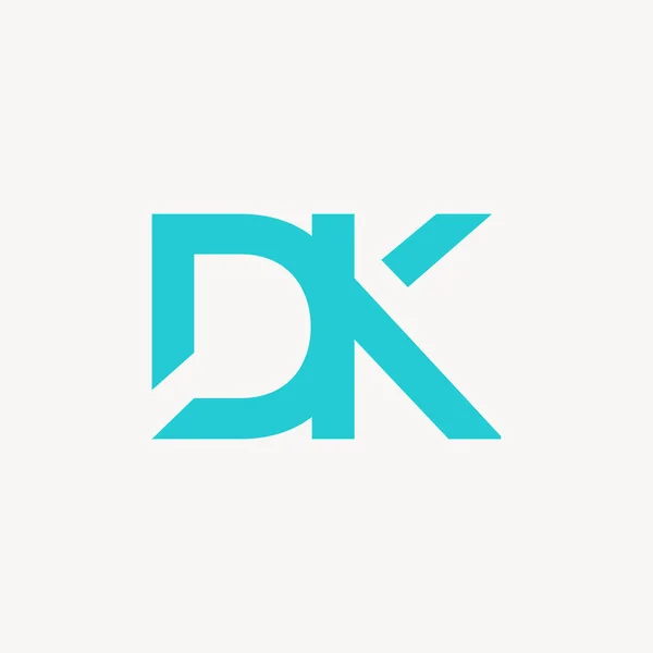 共同ロゴ アイコン Dk — ストックベクタ