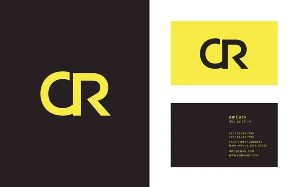 Gezamenlijke logo pictogram Cr — Stockvector