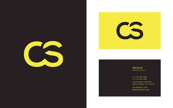 Icône du logo commun Cs — Image vectorielle
