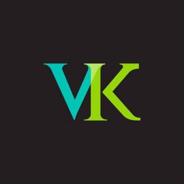 Ortak harf Vk tasarım