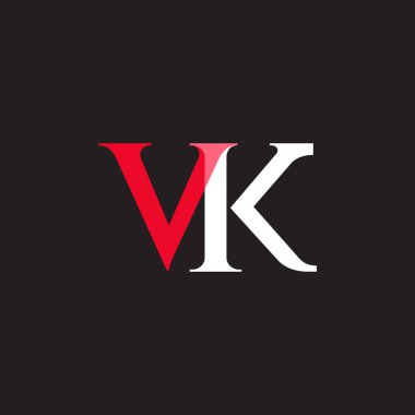 Ortak harf Vk tasarım