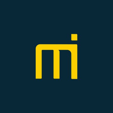 Tasarım ortak harf Mi