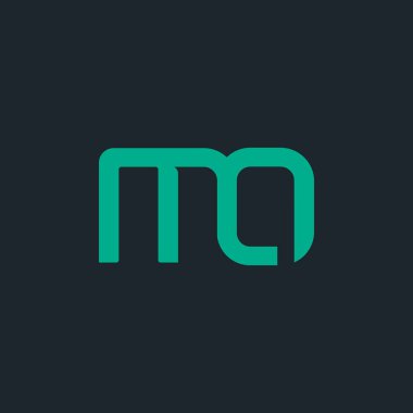 Tasarım ortak harf Mo