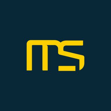 Tasarım ortak harf Ms