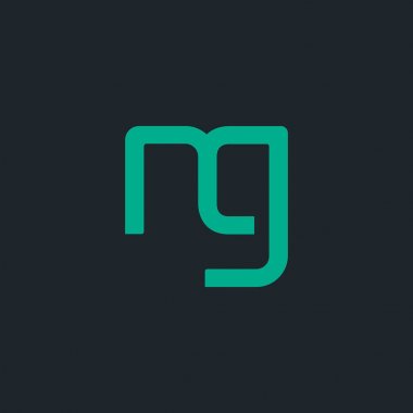 Tasarım ortak harf Ng