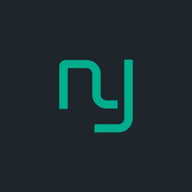 Tasarım ortak harf Ny