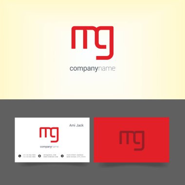 Tasarım ortak harf Mg