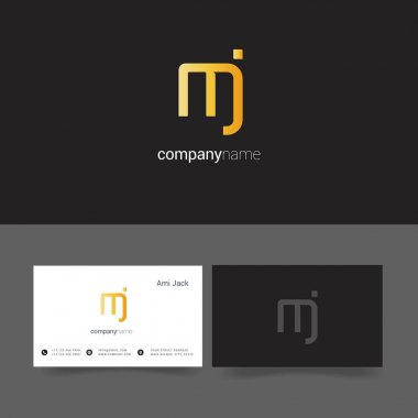 Tasarım ortak harf Mj