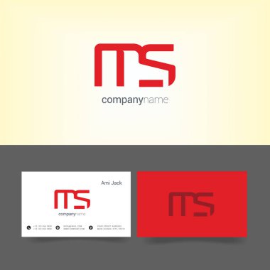 Tasarım ortak harf Ms