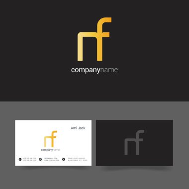 Tasarım ortak harf Nf